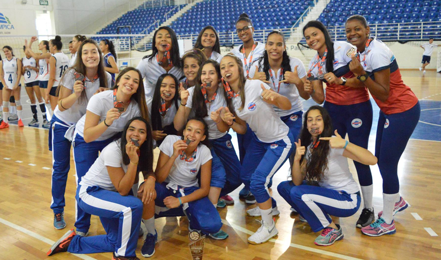 Atletas do Minas comemoraram muito a conquista do campeonato estadual da categoria