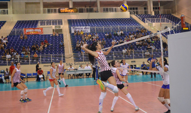 Em outubro Arena Olímpico de Paraíso recebeu  jogos de seleções estaduais feminina de voleibol