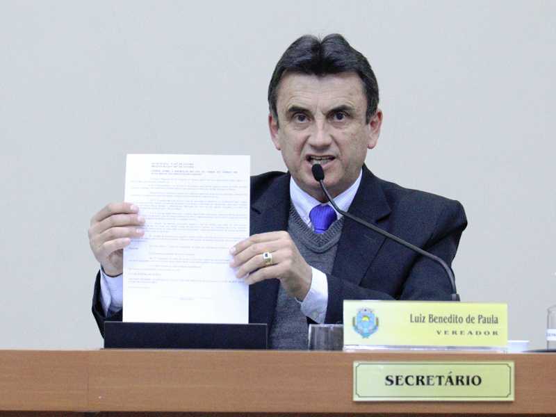 Vereador Luiz Benedito de Paula 