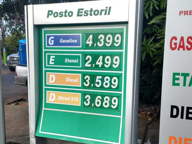 Vejam os preços dos combustíveis mais em conta na Rede de Postos Estoril aqui em Paraíso