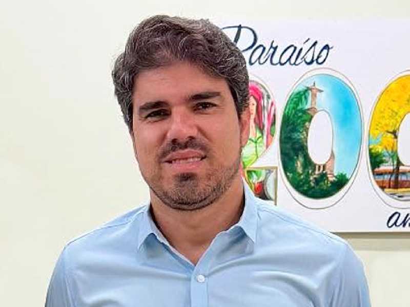 Vinício Scarano como secretário municipal de Cultura e Turismo de São Sebastião do Paraíso