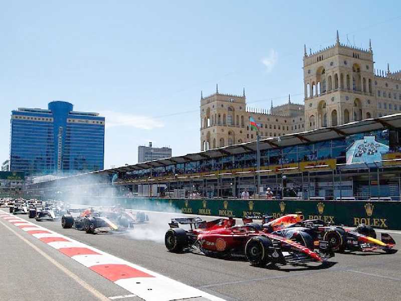 A espetacular largada de Pérez no Azerbaijão, que abriu caminho para mais uma vitória de Verstappen