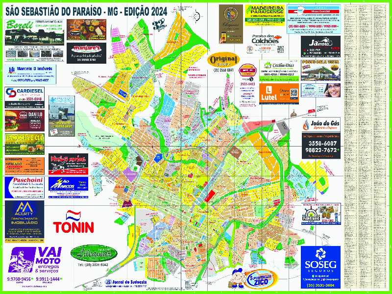 Mapa Urbano De Lan Ado Em Para So Jornal Do Sudoete