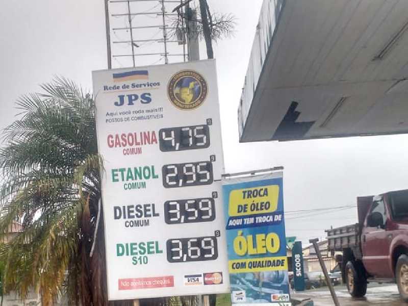 O preço do litro mais barato da gasolina, diesel e do etanol, está sendo vendido no Posto JPS, que fica localizado na Av. Brasil, no Parque São Judas Tadeu