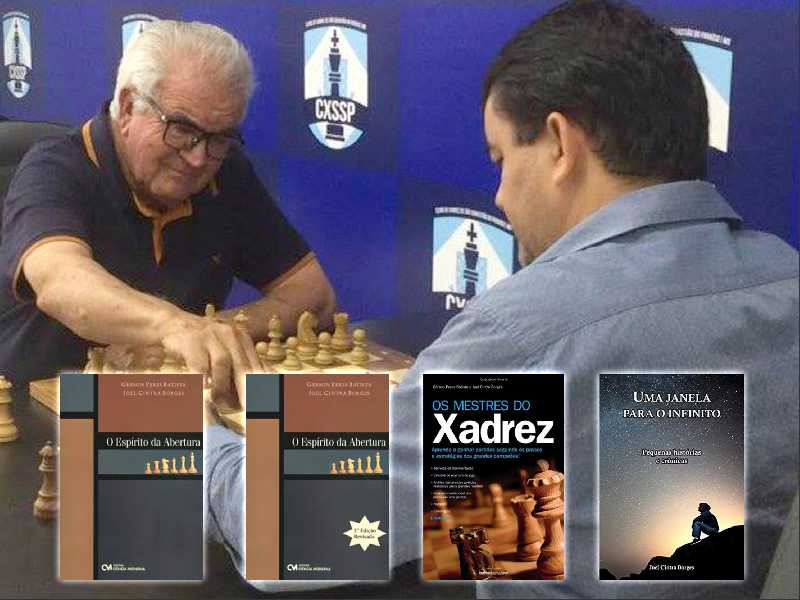 Livro: Os Mestres do Xadrez - Gerson Peres Batista e Joel Cintra Borges