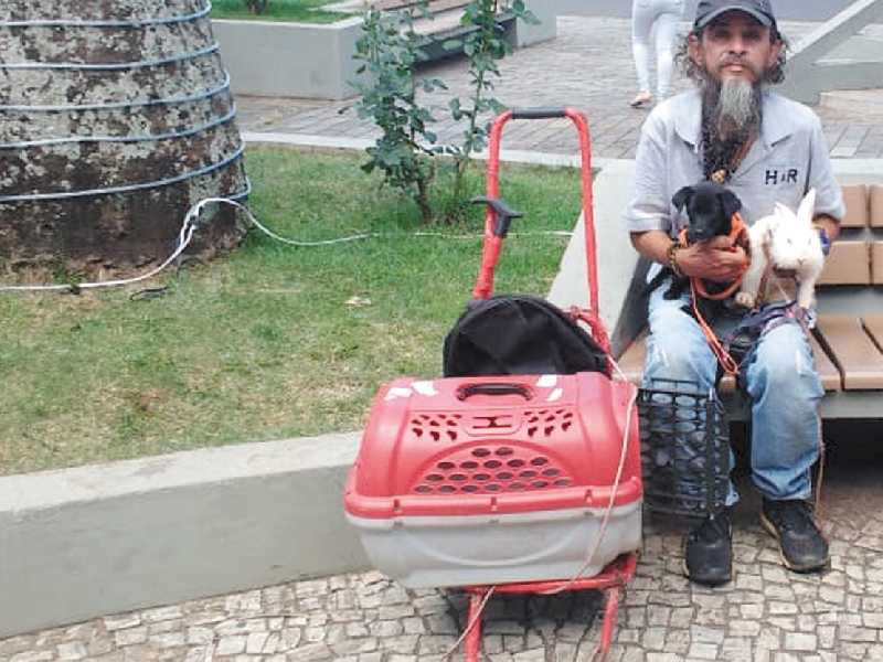 Gerson , um Viajante Ambulante que ama e pede Proteção aos Animais