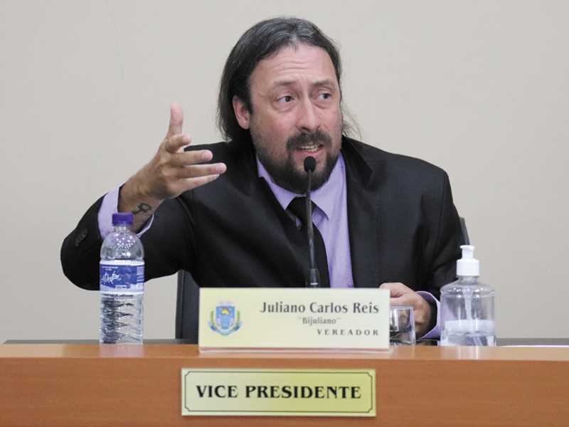 Vereador e vice presidente, Juliano Reis (Biju) 