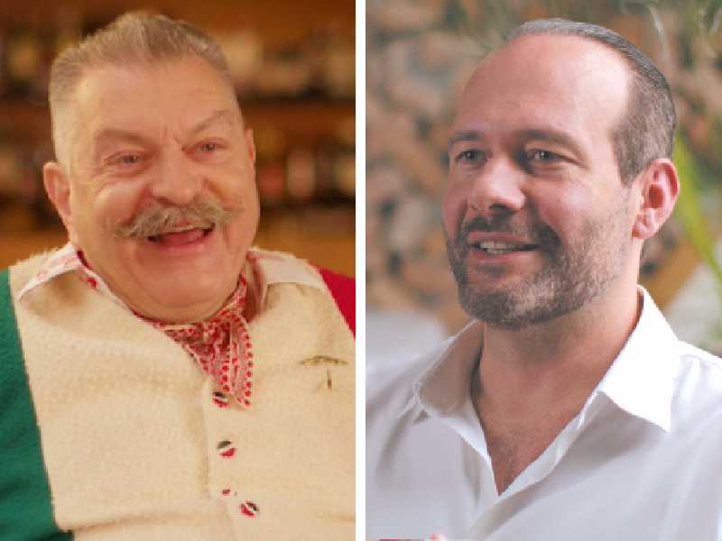 Célebre açougueiro italiano Dario Cecchini e Cristiano Melles