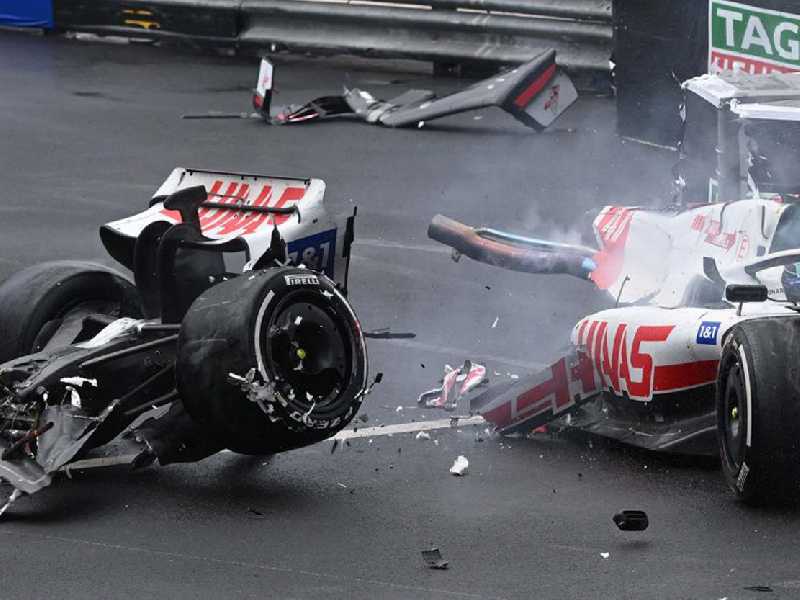 Imagem assustadora do acidente de Mick Schumacher em Mônaco