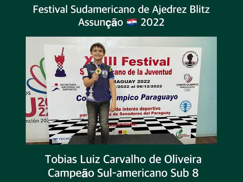 Atleta do CXSSP Tobias Luiz foi Campeão Brasileiro de Xadrez Escolar 2022