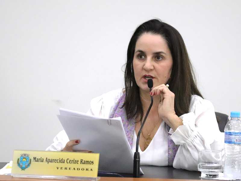 Vereadora Maria Aparecida Cerize Ramos 