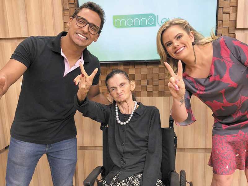 Eles foram entrevistados pela apresentadora Maria Cândida no quadro Notícias do Bem
