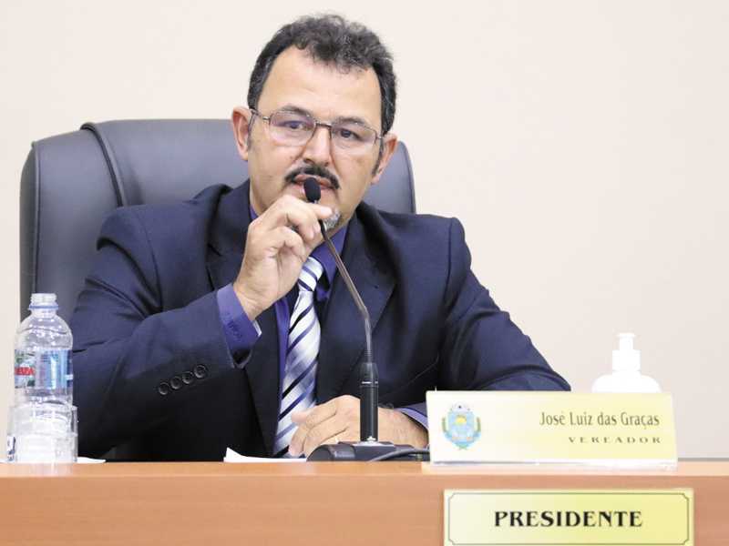 Presidente da Câmara, José Luiz das Graças confirmou que um grupo de vereadores solicitou o envio de ofício ao prefeito 